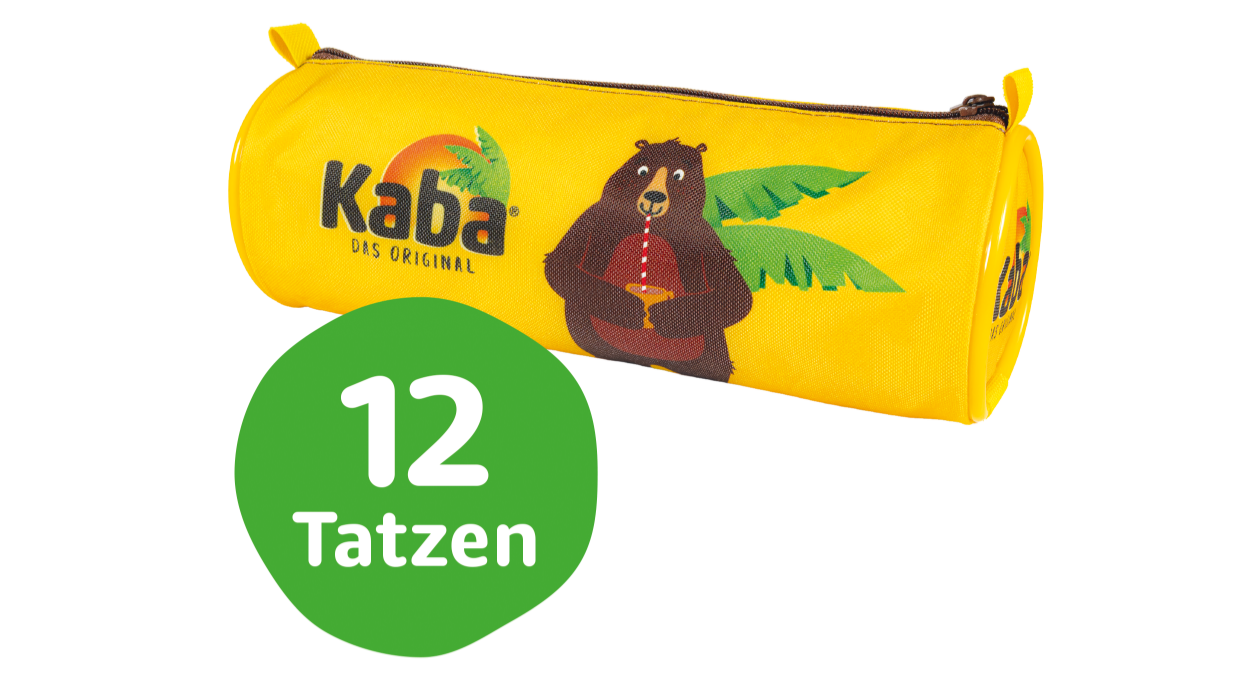 Abbildung Kaba Stifte-Etui, einzulösen bei 12 Sammel-Tatzen